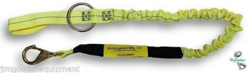 Tear Away Bungee Chainsaw Lanyard,48&#034; With # 2 Bronze Snap