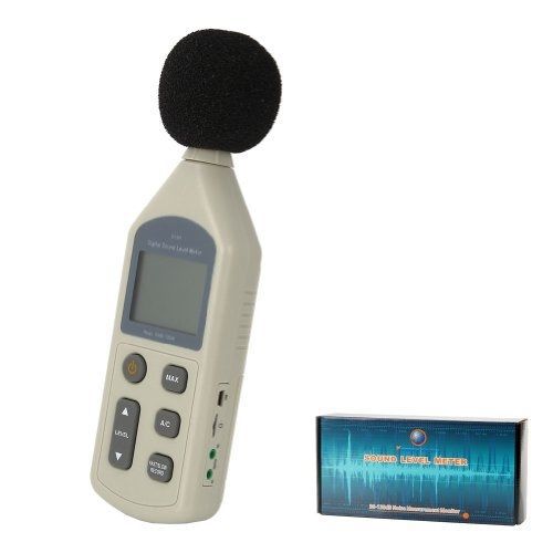 Koolertron(tm) digital sound pressure level meter 30 ~ 130 db decibel usb noise for sale