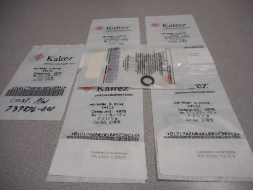 Dupont dow k#112 kalrez o-ring compond 4079 (lot of 6) for sale