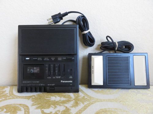 Panasonic RR-930 Microcassette Transcriber With Pedal and 2 cassettes