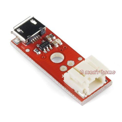 LiPo Charger Basic - Micro-USB 3.7v Lithium battery charger 500 mA Imported chip