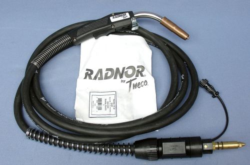 GENUINE Radnor Tweco #4 400 amp Mig gun 15&#039; 400M-15-3545 Miller machines 400A