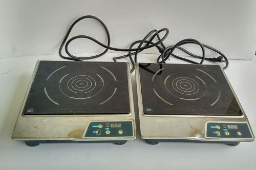 Lot of 2 Chic Chefs Intertek Commercial Induction Cooktop Hot Plate 120v NSF
