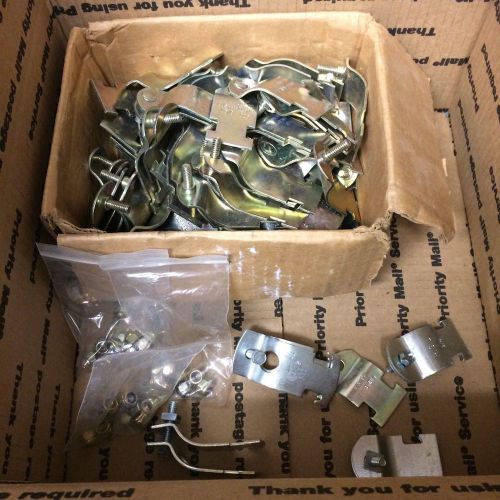 Lot of 46 Cush A Clamp 1 3/8&#034; Tube Clamp ( Only 30 Nuts ) 022T026 Missing Rubber