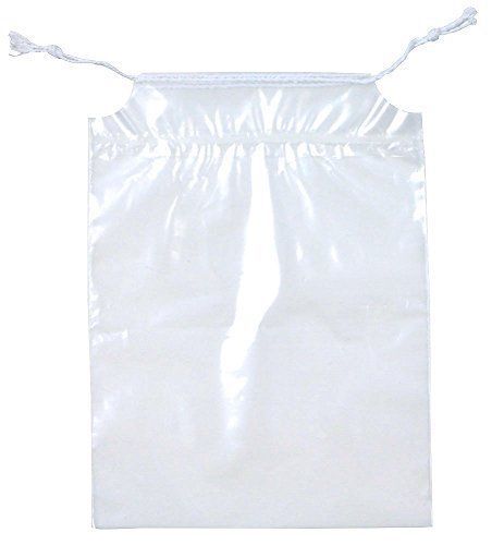 Elkay DS29514 2 mil Polyethylene Pull-Tite Drawstring Bag, 9 1/2&#034; x 14&#034;, Clear