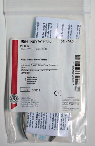 Henry Schein NEW Plier Hard Wire Cutter, #106-4982