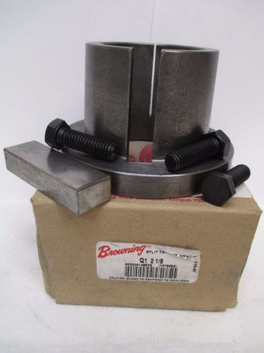 NEW BROWNING SPLIT TAPERED BUSHING Q1 2-1/8 2-1/8&#034; BORE