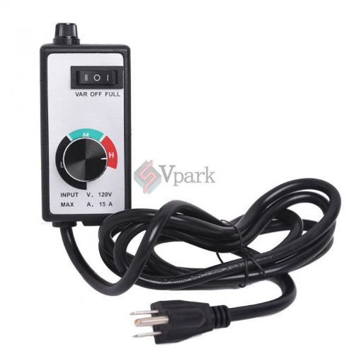 Variable voltage router motor speed control controller 120v 15 amps universal us for sale
