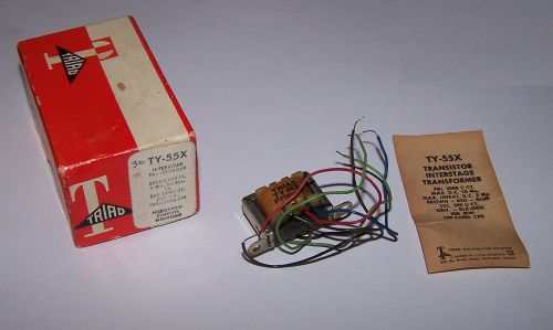 New in box triad-utrad ty-55x transistor interstage transformer (17-6702) for sale