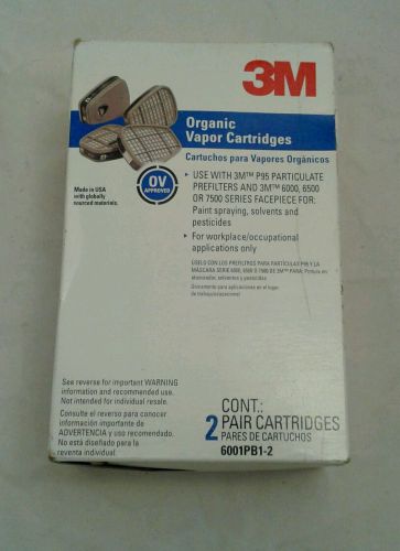 3m organic vapor cartridges 6001PB1-2 - 2 pair