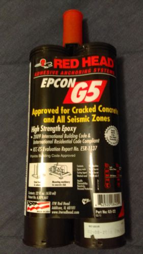 Itw ramset red head g5-22 epcon g5 22 fl. oz. cartridge. new for sale