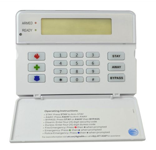 AT&amp;T Digital Life Home Burglar Alarm Keypad Control Unit SW-ATT-PAD2W