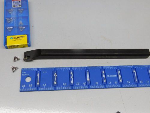 Tmx 5/8&#034; boring bar with korloy carbide inserts for sale
