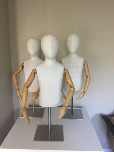 3 Kid Size Mannequins