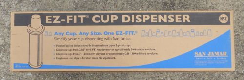 San Jamar C2410C EZ-Fit One Size Fits All Cup Dispenser Brand New