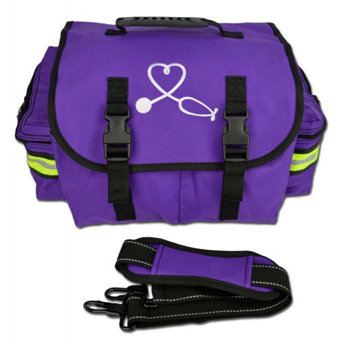 Purple Lightning X Small First Responder Bag w/ Dividers Medical Trauma Nursing