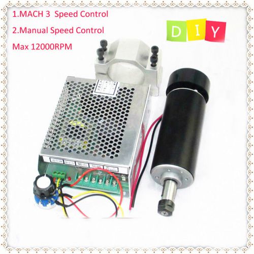 500W Air-Cooled Spindle Motor ER11 100VDC 0.55NM+ Mach3 Power Governor CNC PCB