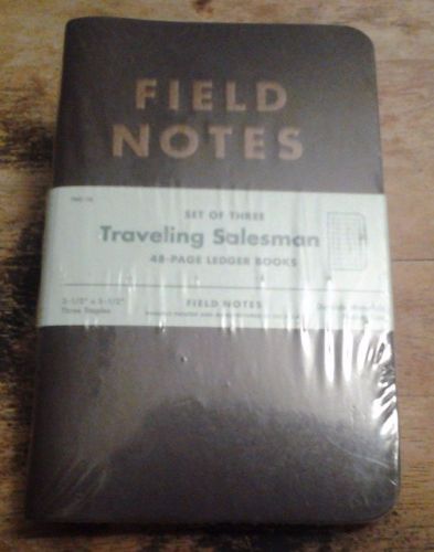 Field Notes Traveling Salesman Edition (Fall 2012) Sealed 3 Pack Notebook