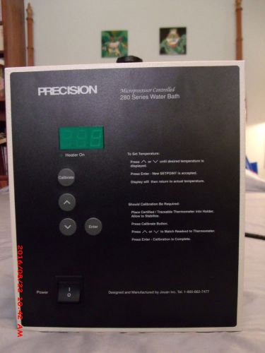 Precision Microprocessor Controlled 282 Water Bath Temp AMB.+5c-99.9 230V 300W