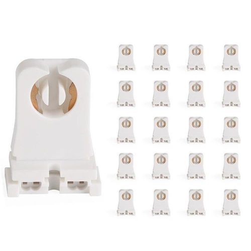 JACKYLED UL Listed Non-shunted T8 Lamp Holder Socket Tombstone for LED Fluore...