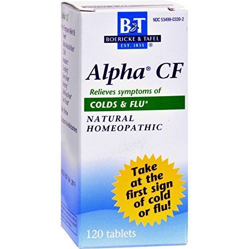 Boericke and Tafel Alpha CF Tablet - 120 per pack -- 3 packs per case.