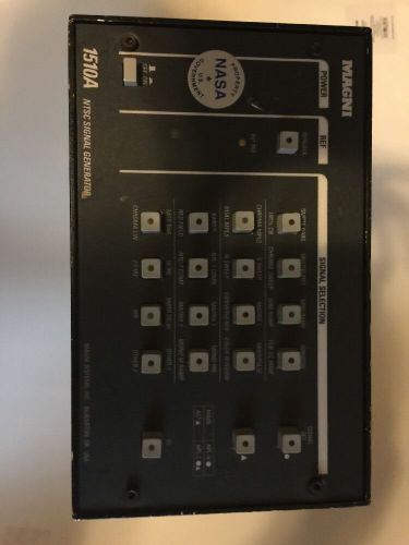 Magni 1515A Signal Generator for NTSC/component Previously owned by NASA