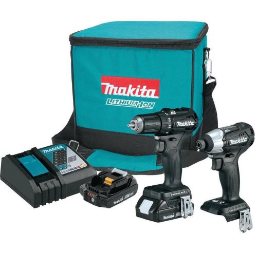 Makita 18v lxt lithium-ion sub-compact brushless cordless 2pc. combo kit cx200rb for sale