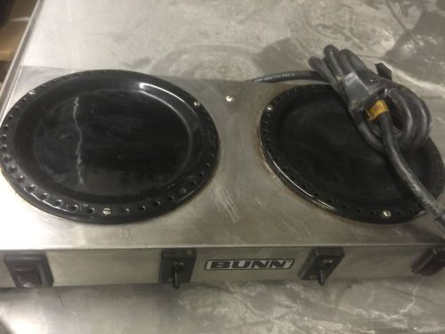 Bunn Dual 2-Burner Coffee Pot Warmer WX-2 Table Top Stainless Steel