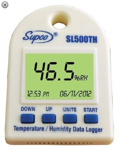 Supco sl500th temperature &amp; humidity data logger with lcd real time display for sale