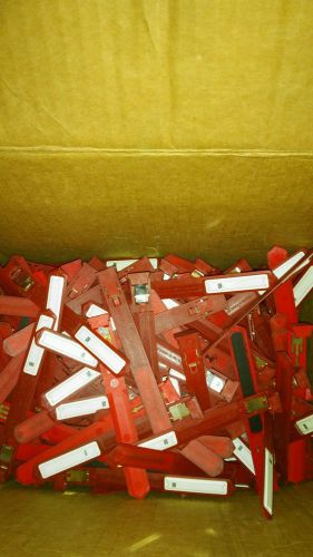 330 Red Tag DVD Case Locks - Security clips