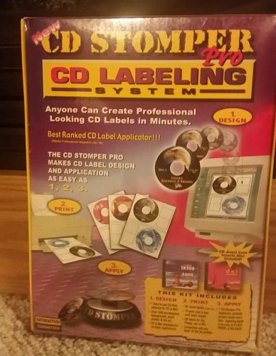 CD Stomper Pro CD-R Labeling System Sealed New