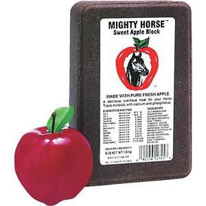 15 Pk 4# Sweet Apple Horse Trace Mineral Salt Block 12345