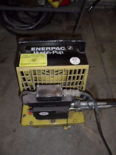 Enerpac hush pup per-2042 w 22 ton 2 way ram and accessories for sale