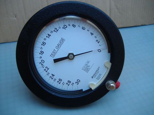 Ashcroft 6&#034; Temperature Compensated Test Gauge 30 In. Hg