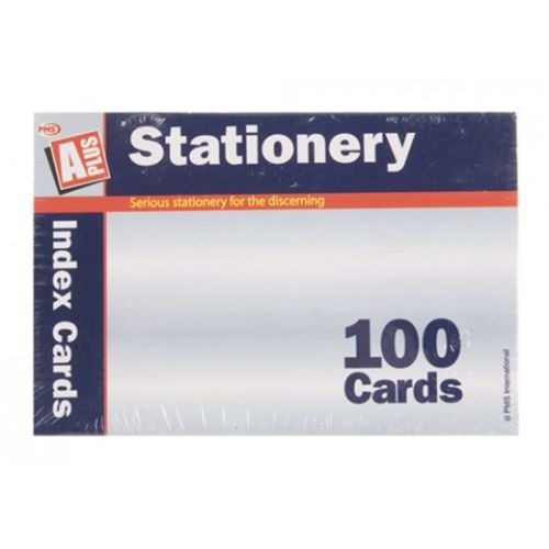 4&#034; x 6&#034; Pack Of 100 Index Cards - Note Revision Organiser School Uni Stationary