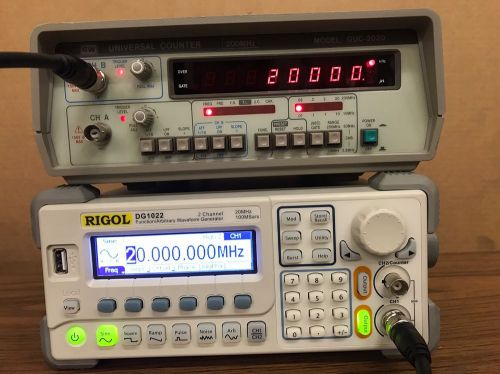 Instek GW Good Will Instruments UNIVERSAL COUNTER 200MHz GUC-2020 Fully Tested