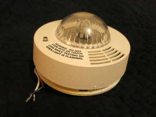 Brk first alert 100s 120v ac hardwired ionization smoke alarm with strobe light for sale