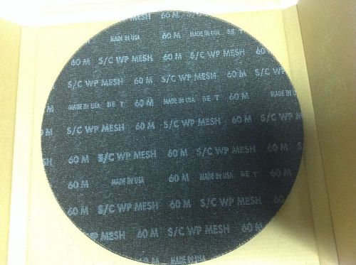 Floor sanding pad screen discs 60 grit 16&#034; (10 pack)  norton durite q421 for sale
