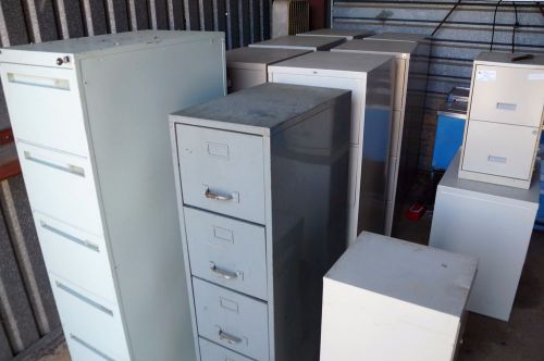 10 METAL FILE CABINETS