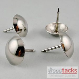 decotacks Silver Finish Upholstery Nails/tacks 3/4&#034; - 100 Pcs [Nickel/Silver ...