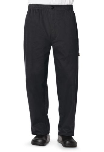 Dickies Mens Traditional Baggy Chef Pant w/ zipper Fly Black DC14  WE SHIP FREE