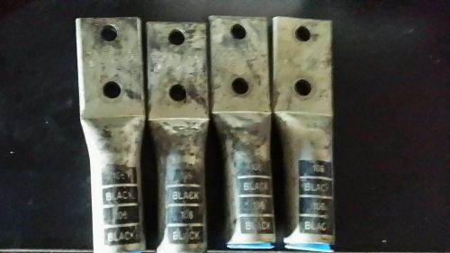 Lot of 4- 600 mcm crimp lugs. for sale