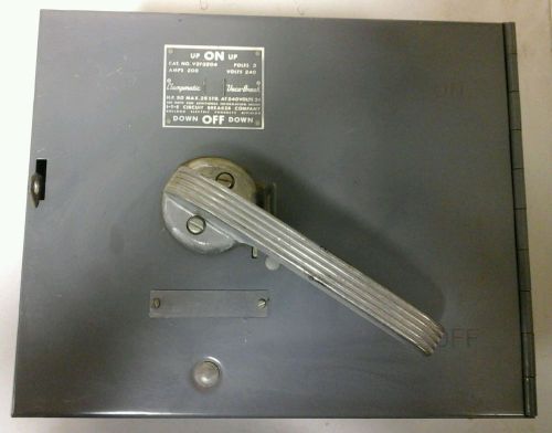 Clampmatic Fusible Interrupter Switch , 200A , 240 Volt , V2F3204 ITE Gould