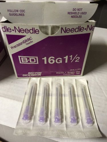 BD 16G 1 1/2 Needle