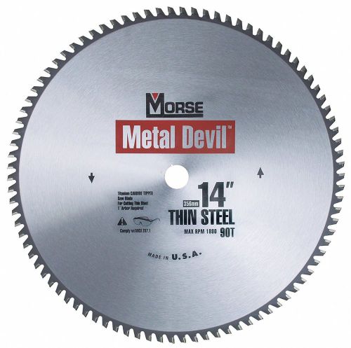 Mk morse csm1490tsc metal devil 14&#034; -  90 tooth thin steel cutting saw blade for sale
