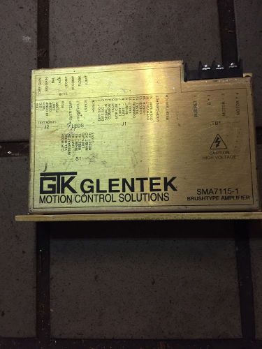 Gtk glentek motion control solutions sma7115-1 brushtype amplifier for sale
