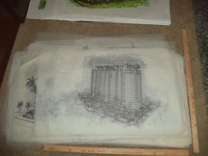 Lot of over 350- Casino Architecture Drawings/Renderings-Xanadu,MGM, Caesars