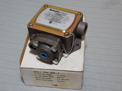 New Barksdale High Pressure Switch P1H-B30-V .5-30 Proof 2000psi