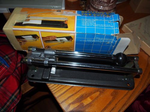 BRAVADO 8&#034; Heavy Duty Tile Cutter Q-Tile Cutter 1/2&#034; tungsten carbide cutting wh