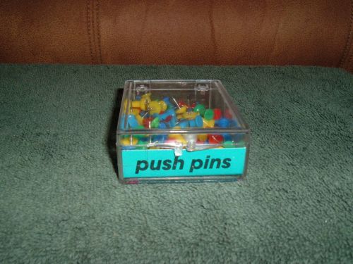 Multi color push pins - 80 total